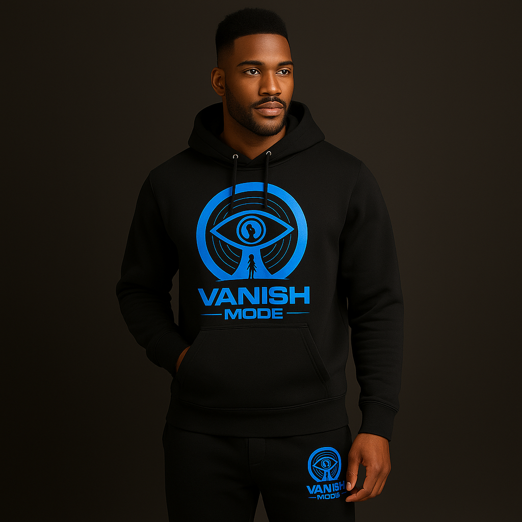 Black Unisex Vanish Mode Hoodie