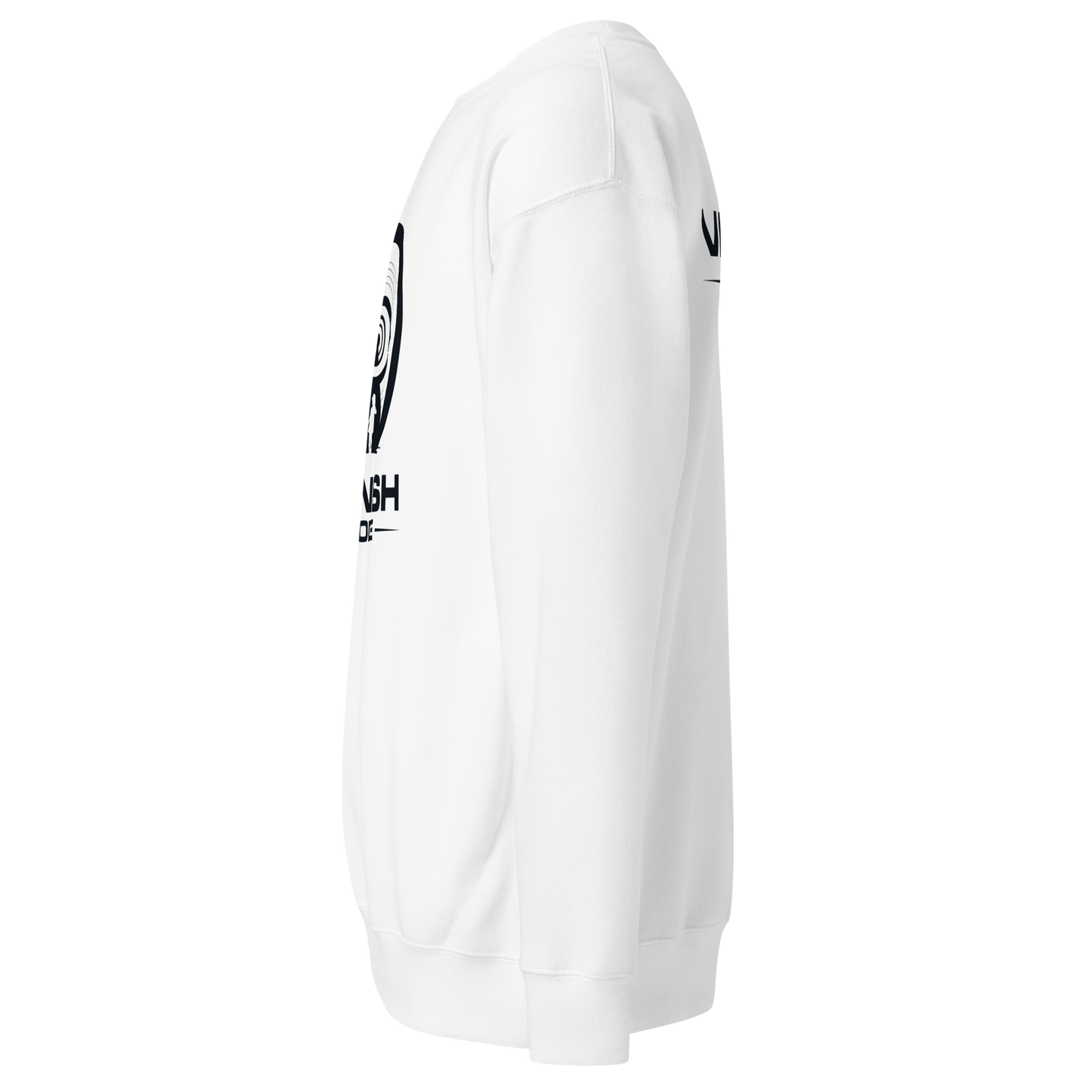 White Unisex Vanish Mode Sweatshirt