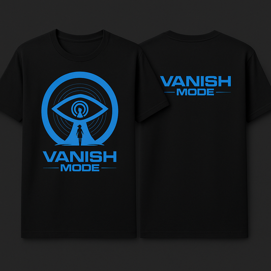 Black and Blue Vanish Mode Tshirt