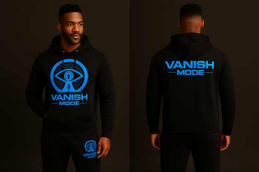 Black Unisex Vanish Mode Hoodie