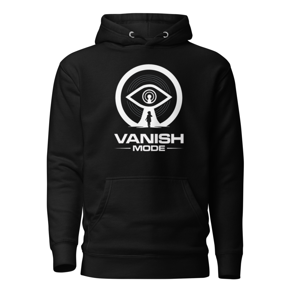 Black Unisex Vanish Mode Hoodie