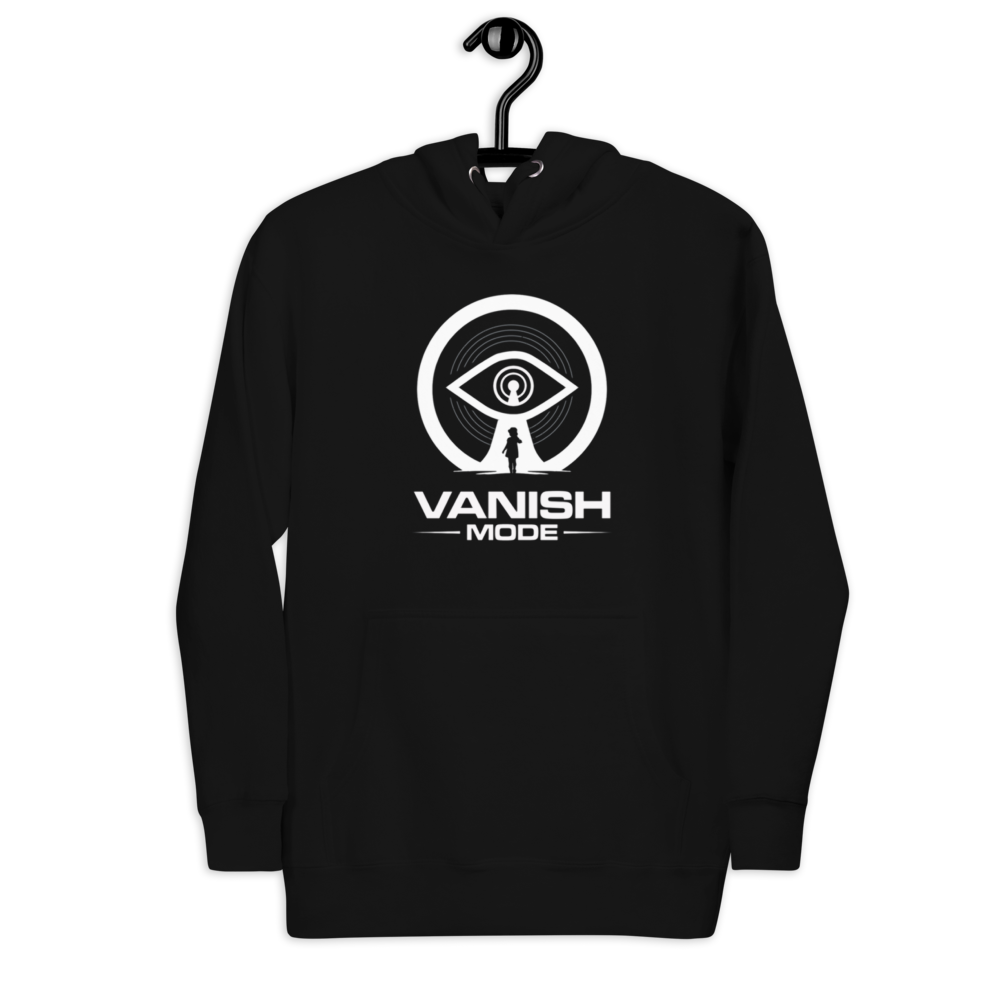 Black Unisex Vanish Mode Hoodie