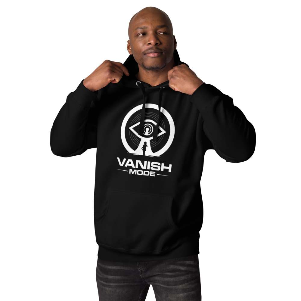 Black Unisex Vanish Mode Hoodie