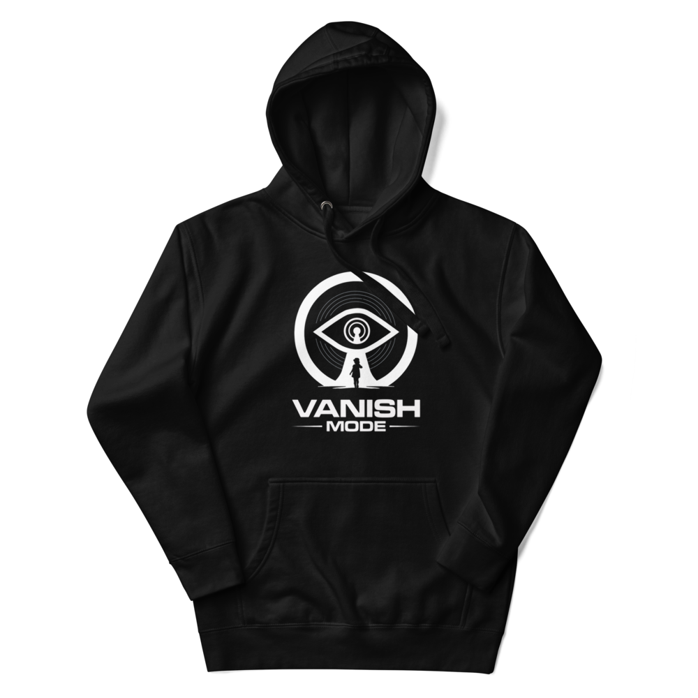 Black Unisex Vanish Mode Hoodie