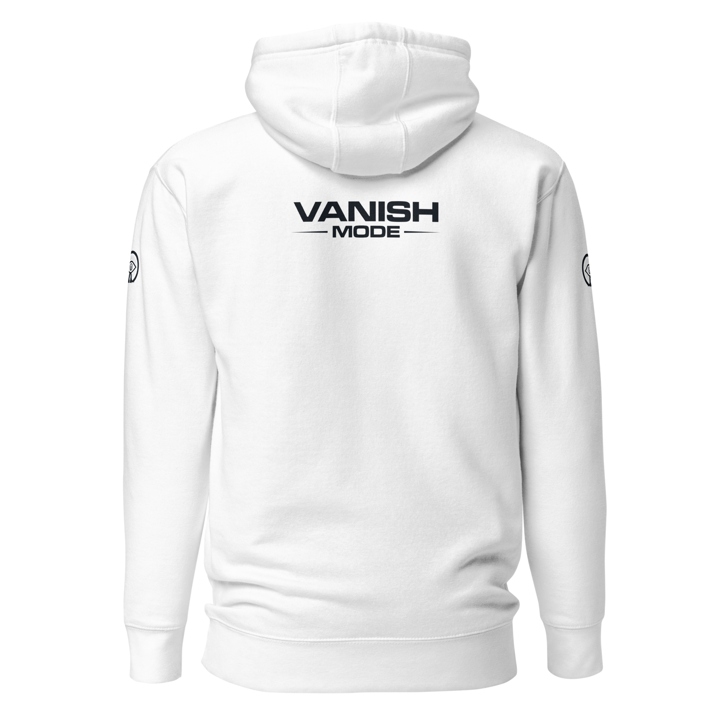 White Unisex Vanish Mode Hoodie