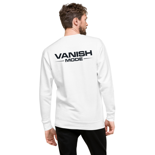 White Unisex Vanish Mode Sweatshirt