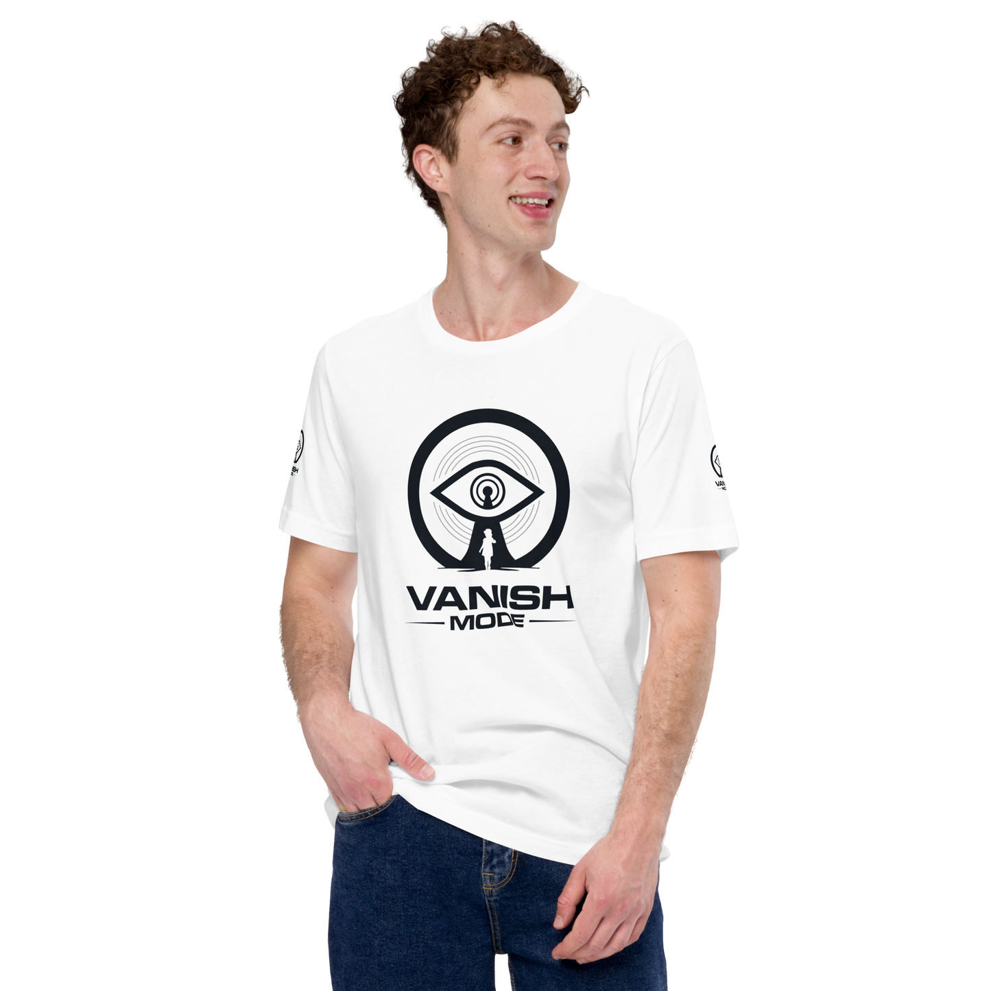 White Vanish Mode T-Shirt